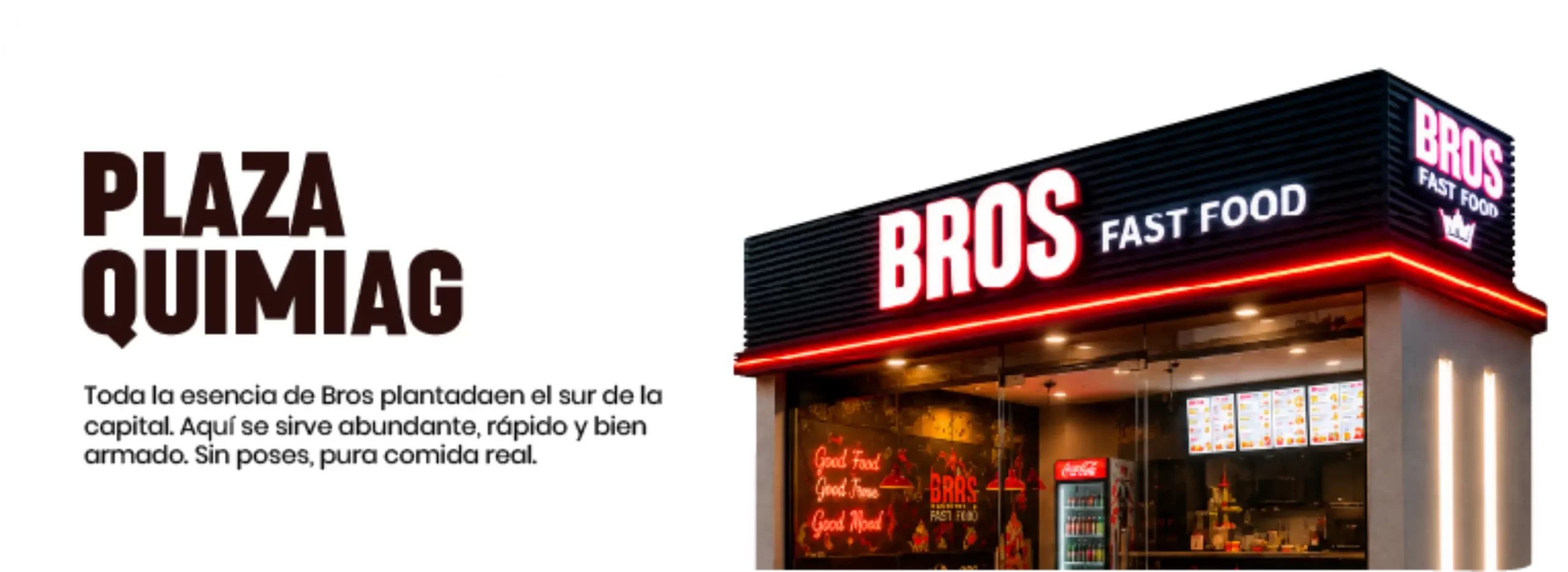 bros burger plaza quimiag