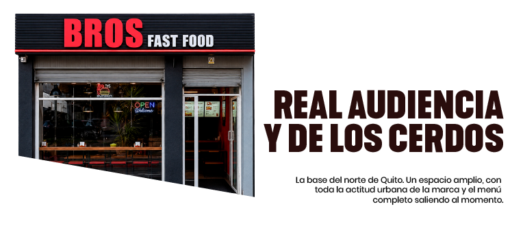 bros burger real audiencia