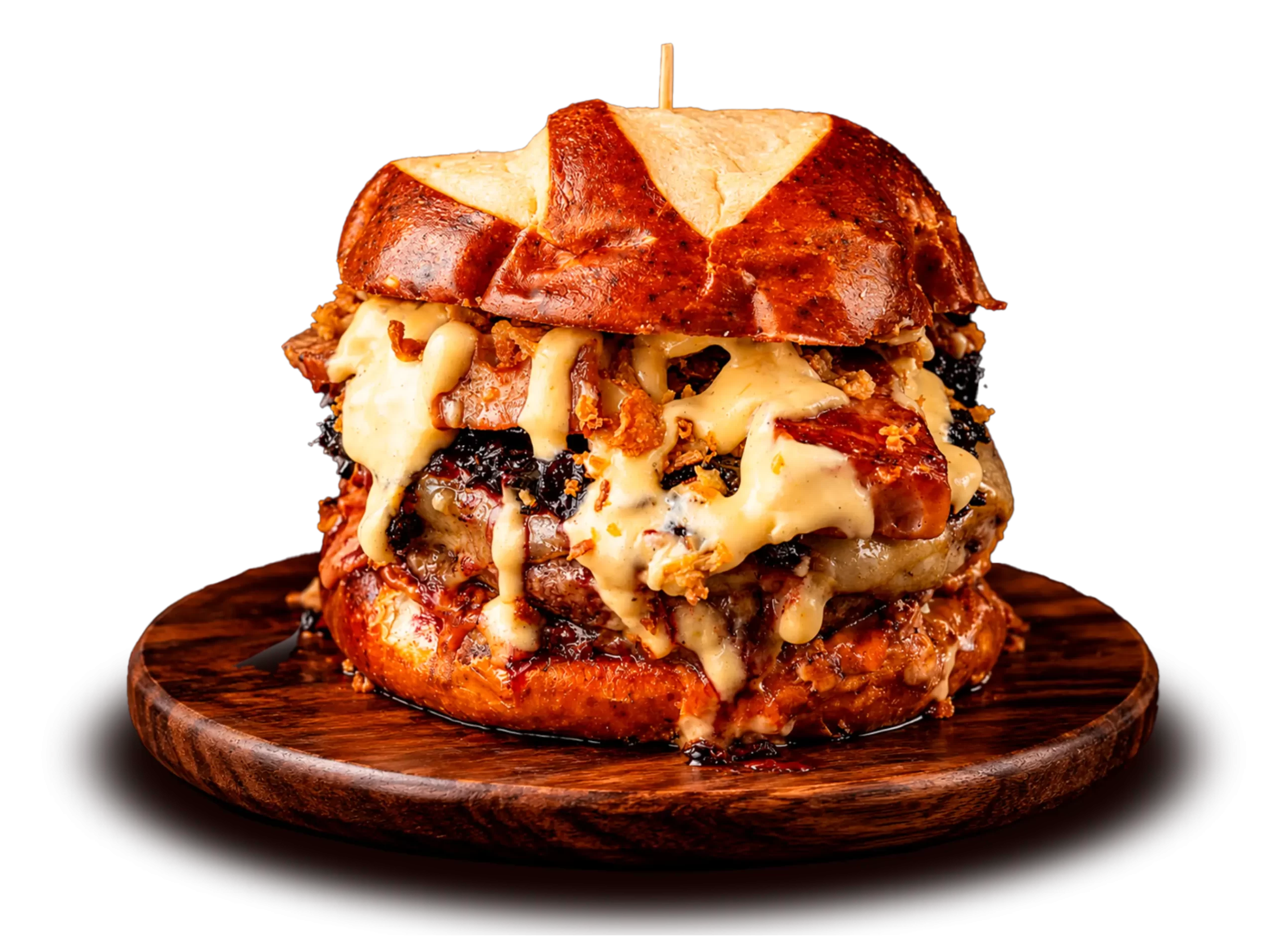 bros burger menu jamaica bacon crunch